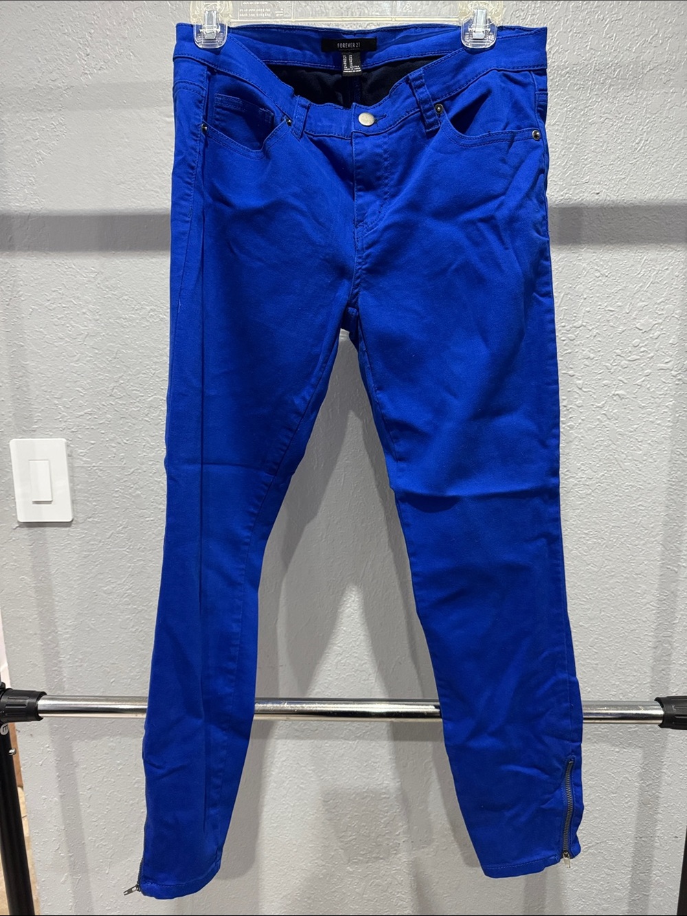 Forever 21 Womens Royal Blue Jeggings